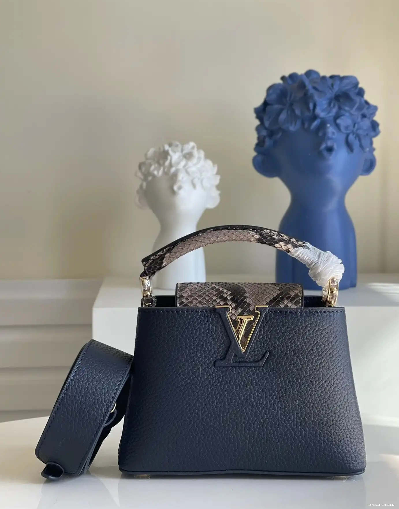 Official oldcobbler LOUIS VUITTON CAPUCINES MINI 0626